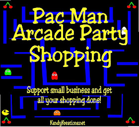 Find everything you need to throw an amazing Pac Man arcade party for your next birthday. Shop small business and help the 'mom next door' while decorating for a fun Pacman party.
