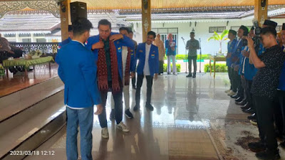 Bupati Fadhil Hadiri Pelantikan PC PMII Batanghari