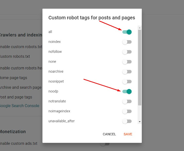 Post and Page tags