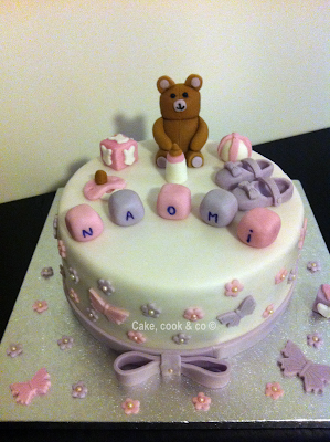 cake naissance fille