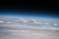 Clouds and Earth's Atmosphere seen from the International Space Station