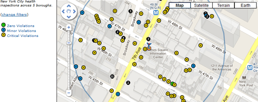 lets y'all examine the nutrient inspection ratings for Seattle restaurants New Restaurant Inspections on Google Maps
