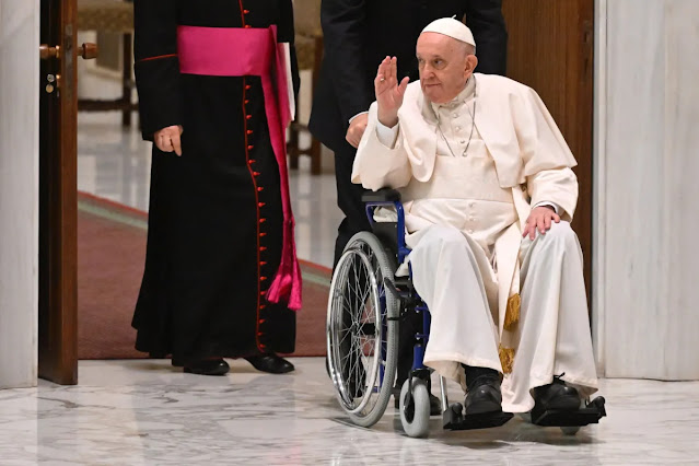 Pope Francis postpones trip to Lebanon over health concerns days after he was seen in a wheelchair 