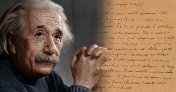 Albert Einstein afirma en una carta que Dios creó el mundo 