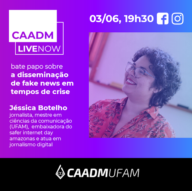 Participe da primeira sessão de lives do projeto "CAADM Live Now"