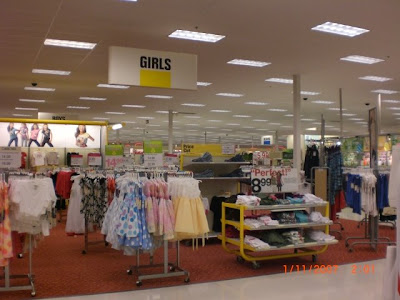 target store interior. Target February 13, 2009
