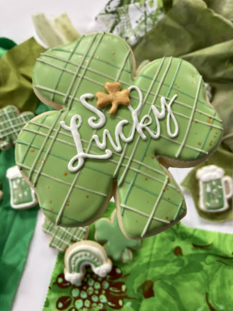 Shamrock Cookies - Sprinkle Template