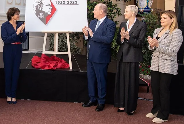 Princess Charlene, Princess Caroline, Princess Stephanie, Louis Ducruet, Marie Ducruet and Camille Gottlieb