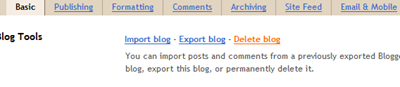 delete blog