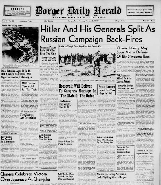 Borger Daily Herald, 5 January 1942 worldwartwo.filminspector.com