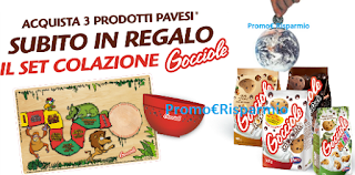 Logo Con Gocciole subito in regalo il Set colazione