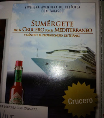 HUMOR. CRUCERO. PUBLICIDAD INOPORTUNA. CUIDADO con los HUEVOS