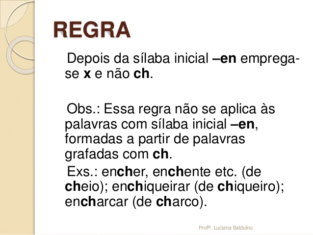 REGRAS ORTOGRÁFICAS