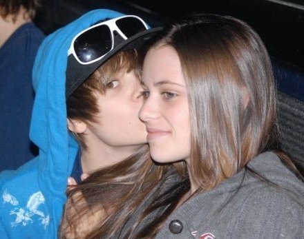 Justin bieber y su ex novia / Justin Bieber and his ex-girlfriend