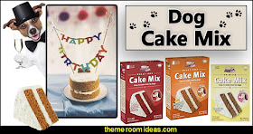 dog cake mix and frosting  puppy themed birthday party -  kids dog theme birthday party - dog birthday party decorations - Puppy Birthday Party Supplies - pet party paw prints - dog bone shaped decorations - kids birthday pet theme party - furbabies birthday party - pooch party