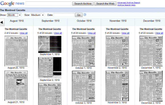 news. quot;The News Archive Partner