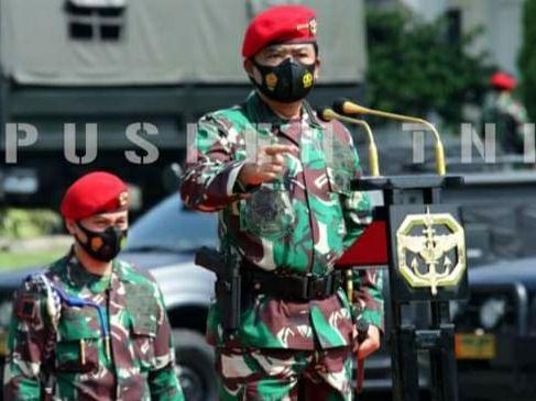 Hadi Tjahjanto Sidak Tiga Markas Komando Pasukan Khusus TNI