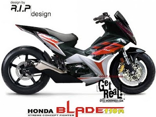 Honda Blade Fighter modification