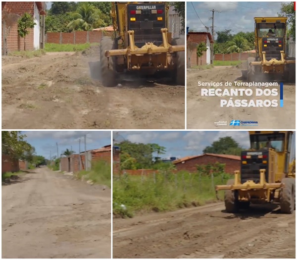 Prefeitura de Chapadinha realiza limpeza de ruas no bairro Recanto dos Pássaros em Chapadinha; veja vídeo