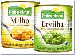 Packshot Milho Verde e Ervilha Palmeiron