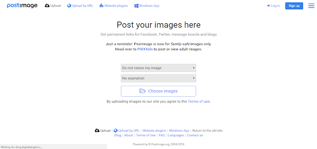 Postimage - free image hosting for your website