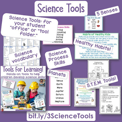 Tools for Learning! Here are several tools for children to learn to help them with the learning process. Plus, there's a freebie sample
