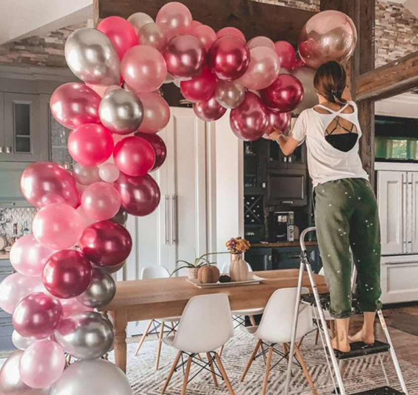 Cómo hacer una impresionante guirnalda de globos para tu próxima fiesta