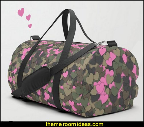 Hearts camouflage Duffle Bag   Army bedroom ideas - Army Room Decor - army bedroom accessories - Military bedrooms camouflage decorating - Marines decor boys army rooms - camo themed rooms - Military Soldier - Uncle Sam Military home decor - Airforce Rooms - military aircraft bedroom decorating ideas - boys army bedroom ideas - Navy themed decorating - girls camo decor