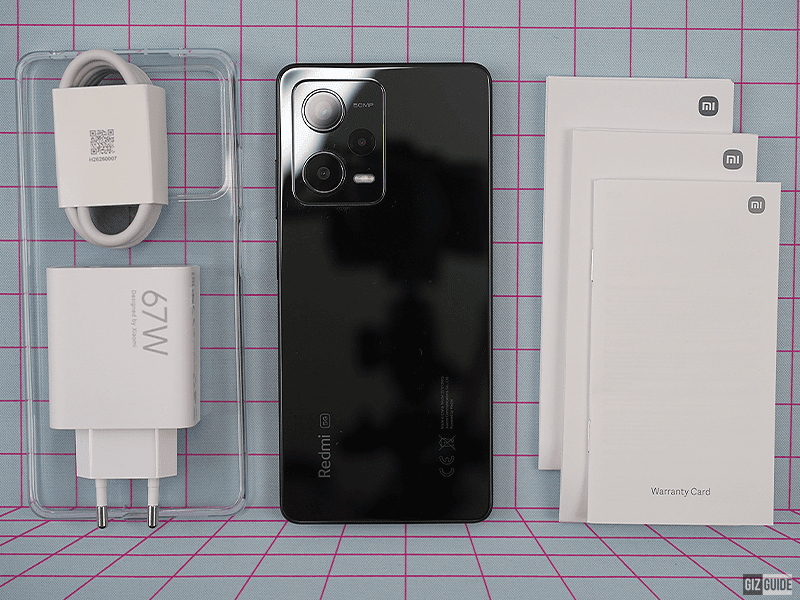 Redmi Note 12 Pro 5G box inclusions