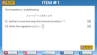 functions, operations on functions, composite functions, adding functions, subtracting functions, multiplying functions, dividing functions, inverse functions, past paper items, exam preparation materials, AS and A Level Maths, 9709, revision, pure maths, exam papers, relations, one to one functions, mapping functions, domain, range, discriminants, solving quadratic equations, solving composite functions