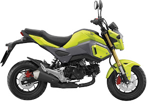 Honda MSX125 yellow