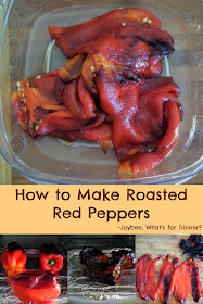 How to Make Roasted Red Peppers:  A simple tutorial on how to roast sweet red bell peppers at home.
