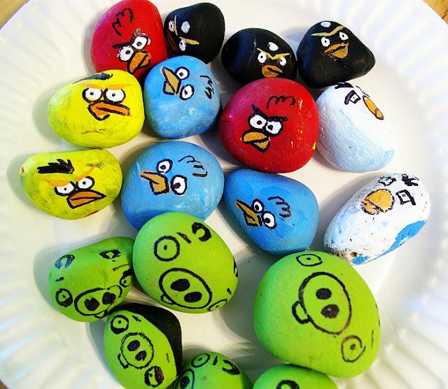 easy rock painting for kids