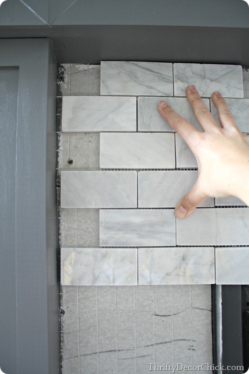 marble subway tile