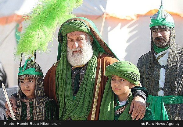 Millions of Muslims Mourn Arbaen of Imam Hossein TEHRAN (FNA)- Muslim mourners dressed in black took part in massive processions to mark the Arbaen of Imam Hossein (AS) in the holy city of Karbala in Iraq on Wednesday. [PHOTOS]  TEHRAN (FNA)- Millions of Shiite Muslims are flocking to the Imam Hossein (AS) holy shrine in Karbala in preparation for the Arbaeen religious ceremonies marking the 40th day after Ashura which commemorates the seventh century martyrdom of Prophet Mohammed's (PBUH) grandson and Shiite Islam's third Imam. [PHOTOS]  TEHRAN (FNA)- Mourners on Wednesday poured to the streets of Tehran to mark Arbaeen (40 days of mourning after the anniversary of the martyrdom of Imam Hossein and his 72 companions). [PHOTOS] 