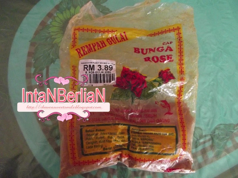 Rempah Gulai Terengganu Cap Bunga Rose yang mengancam!!