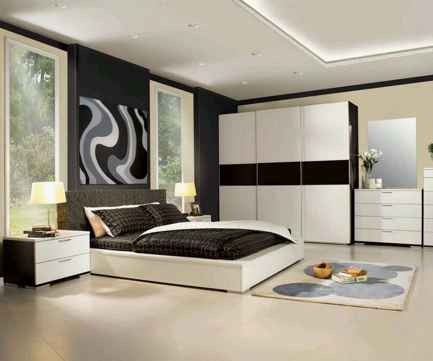 Modern luxury bedroom furniture designs ideas. Vintage 