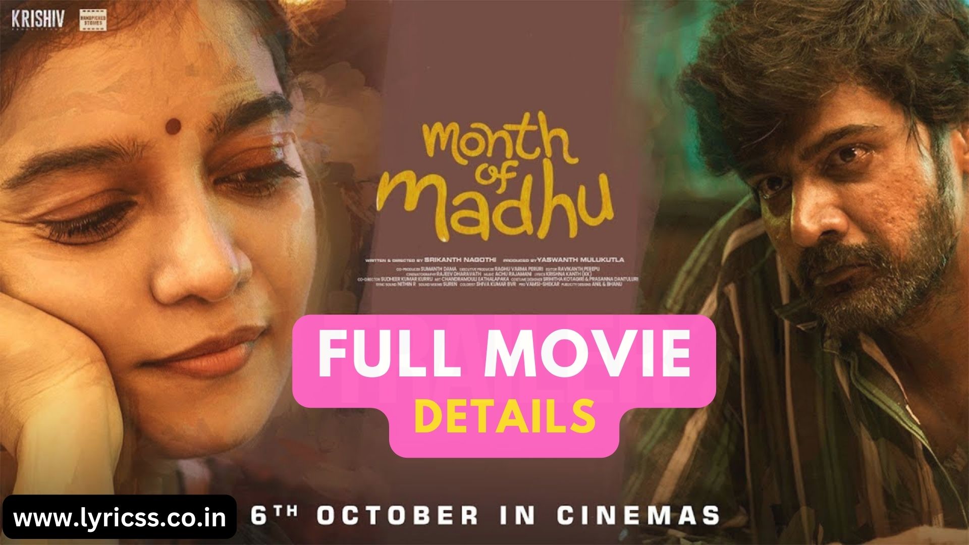 Month Of Madhu Movie Cast