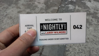 A ticket stub showing me as the 42nd visitor