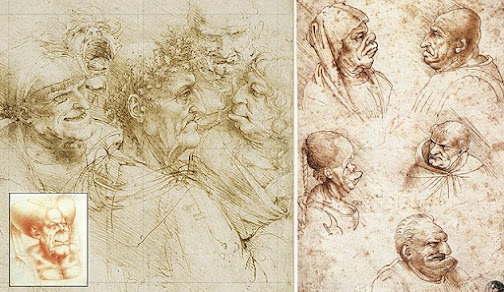 Imagen: Dibujos de Leonardo da Vinci