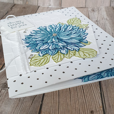 Delicate Dahlias Stampin Up decoupage