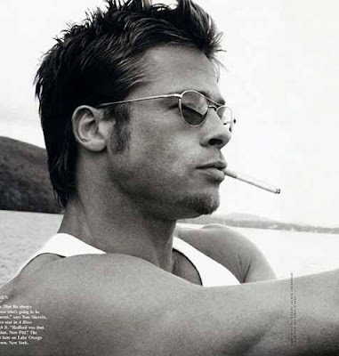 brad pitt hairstyles fight club. rad pitt fight club hairstyle