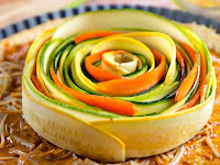 SPIRAL VEGETABLE TART