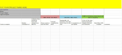 Project Progress Tracker Excel Template