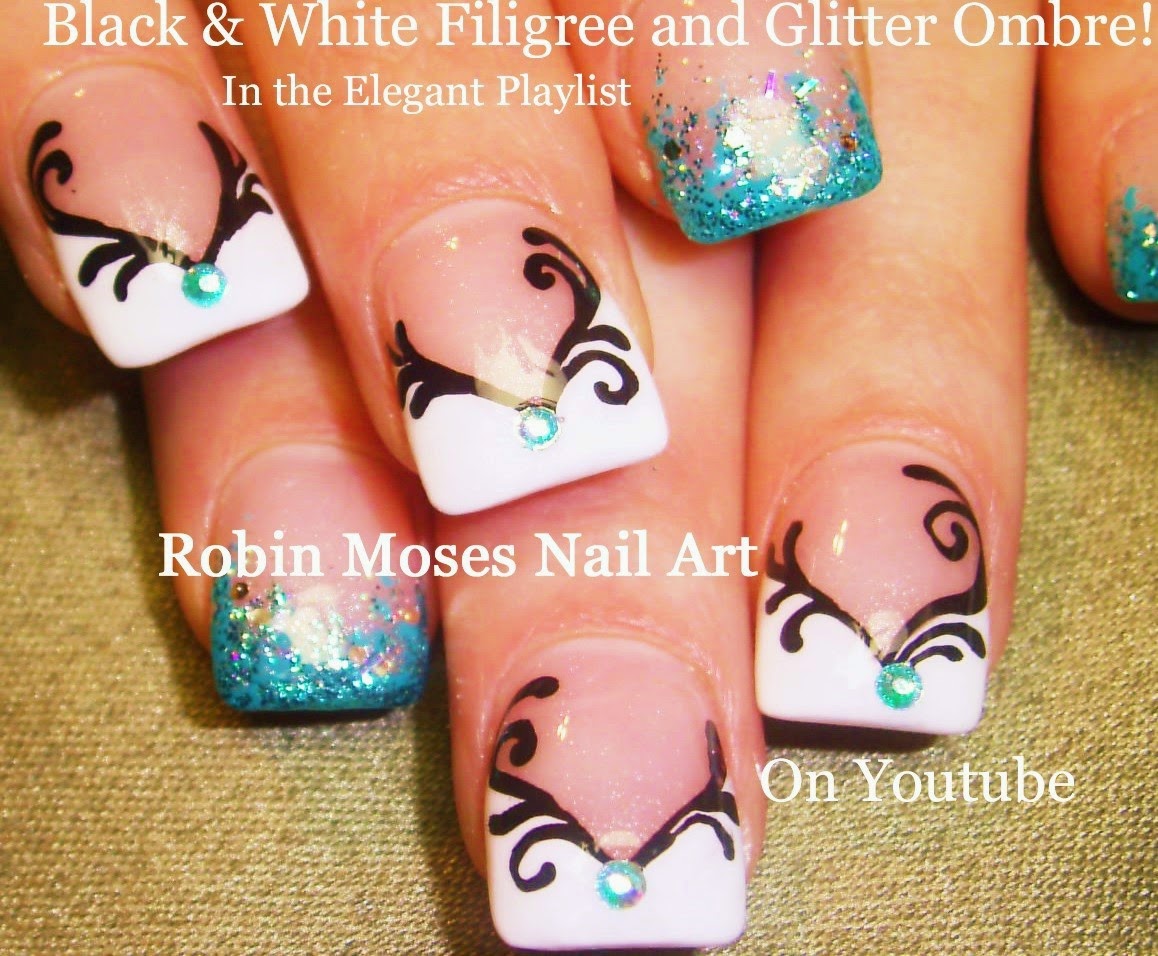 DIY Moses Nails Prom Bold nails acrylic to  on offset glitter dresses  Art: simple white  youtube diy Robin Nail