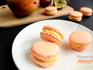 Macarons mangue passion