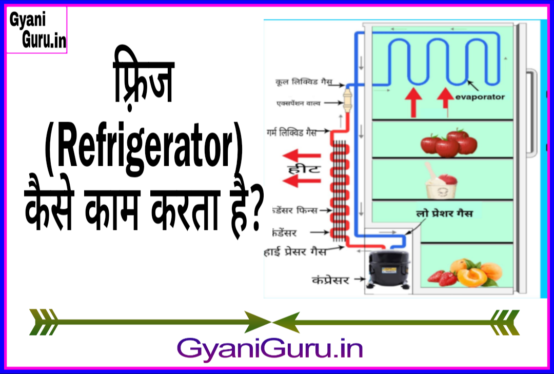 Fridge kya hota hai, Fridge kaise kaam karta hai, Refrigerator kaise kaam karta hai, फ्रिज ठंडा कैसे करता है