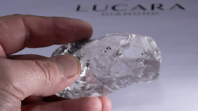 Karowe Mine Yields Massive Rough Diamond Weighing 1.080 carats.