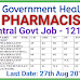 Pharmacist Recruitment (121 posts) in Central Government Health Scheme | Govt Job