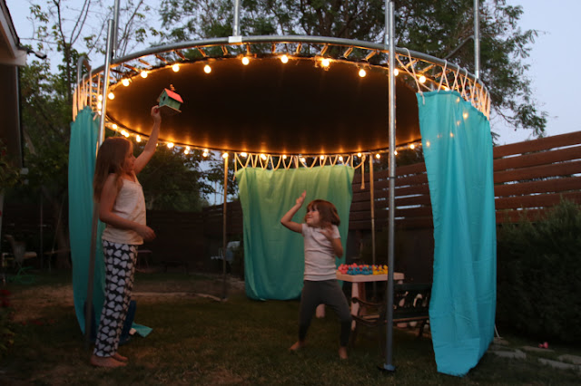 Trampoline recyclé